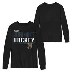 NHL Vegas Golden Knights Boys' Long Sleeve T-Shirt - XL