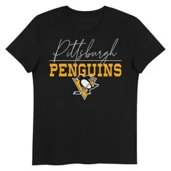 NHL Pittsburgh Penguins Girls' V-Neck T-Shirt - XL