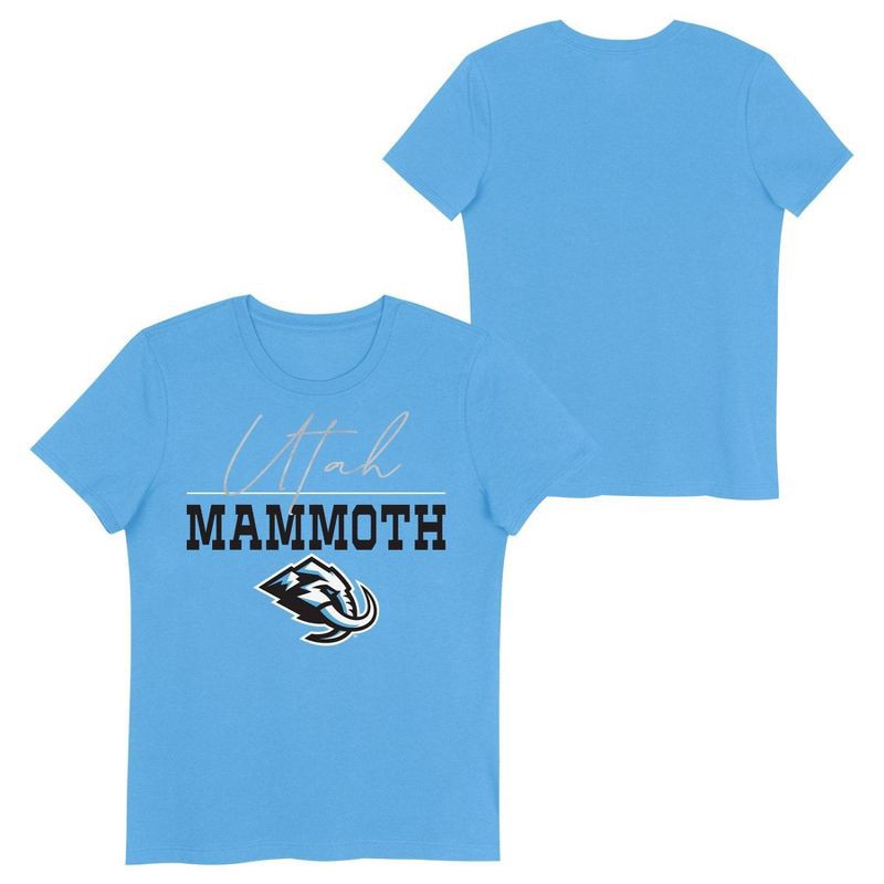 slide 1 of 1, NHL Utah Hockey Club Girls' V-Neck T-Shirt - M, 1 ct