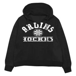 NHL Boston Bruins Girls' Long Sleeve Hooded Sweatshirt - XL