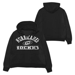 NHL Carolina Hurricanes Girls' Long Sleeve Hooded Sweatshirt - XS