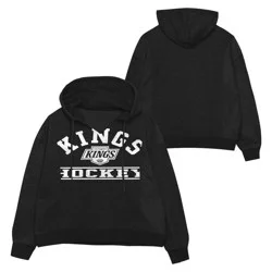 NHL Los Angeles Kings Girls' Long Sleeve Hooded Sweatshirt - L