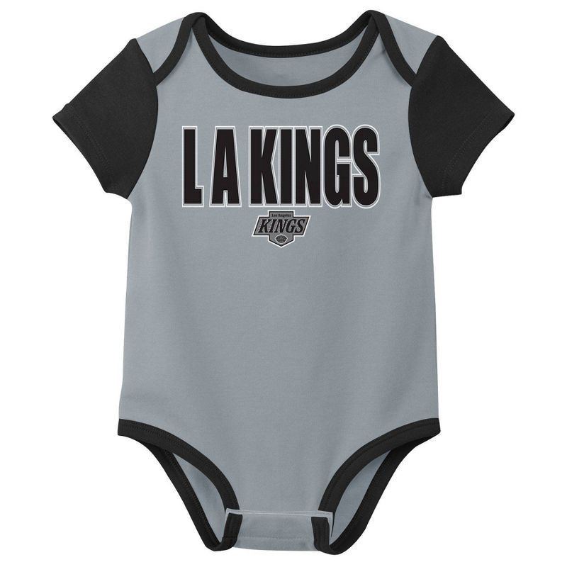 slide 2 of 4, NHL Los Angeles Kings Infant Boys' 3pk Bodysuit - 12M, 3 ct