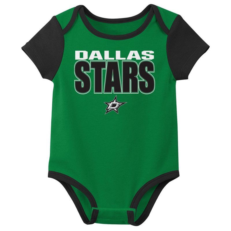 slide 2 of 4, NHL Dallas Stars Infant Boys' 3pk Bodysuit - 18M, 3 ct