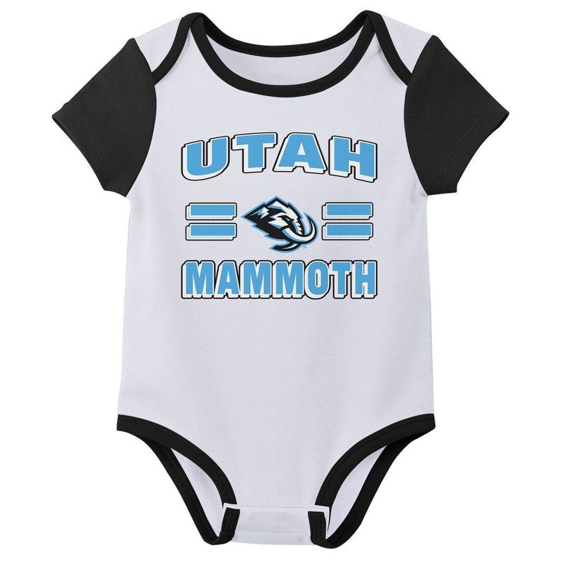slide 3 of 4, NHL Utah Hockey Club Infant Boys' 3pk Bodysuit - 18M, 3 ct
