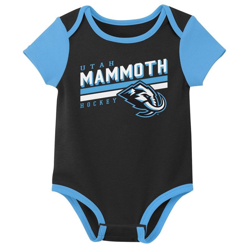 slide 4 of 4, NHL Utah Hockey Club Infant Boys' 3pk Bodysuit - 18M, 3 ct