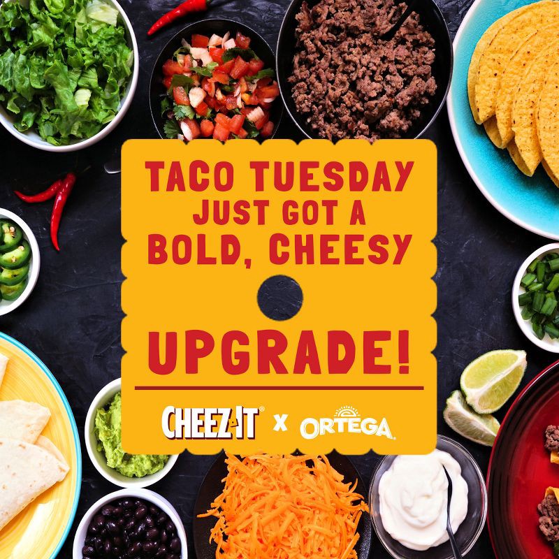 slide 6 of 9, Ortega Cheez-It Flavored Taco Shells - 4.6oz, 4.6 oz