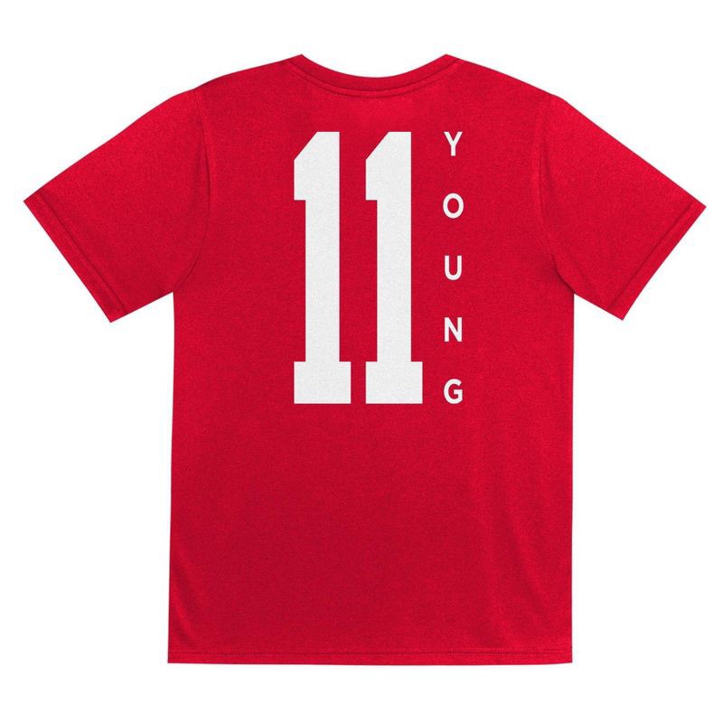 slide 3 of 3, NBA Atlanta Hawks Kids' Trae Young Performance T-Shirt - S, 1 ct