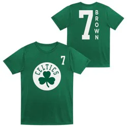NBA Boston Celtics Kids' Jaylen Brown Performance T-Shirt - XS
