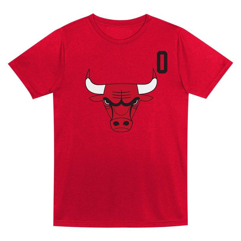 slide 2 of 3, NBA Chicago Bulls Kids' Coby White Performance T-Shirt - XL, 1 ct