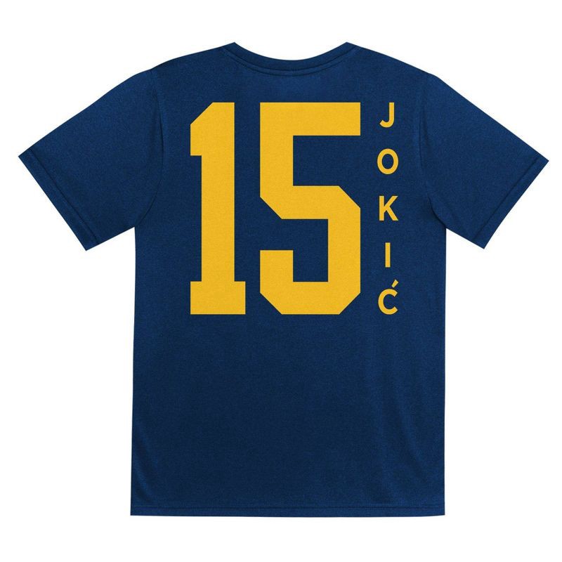 slide 3 of 3, NBA Denver Nuggets Kids' Nikola Jokić Performance T-Shirt - XL, 1 ct