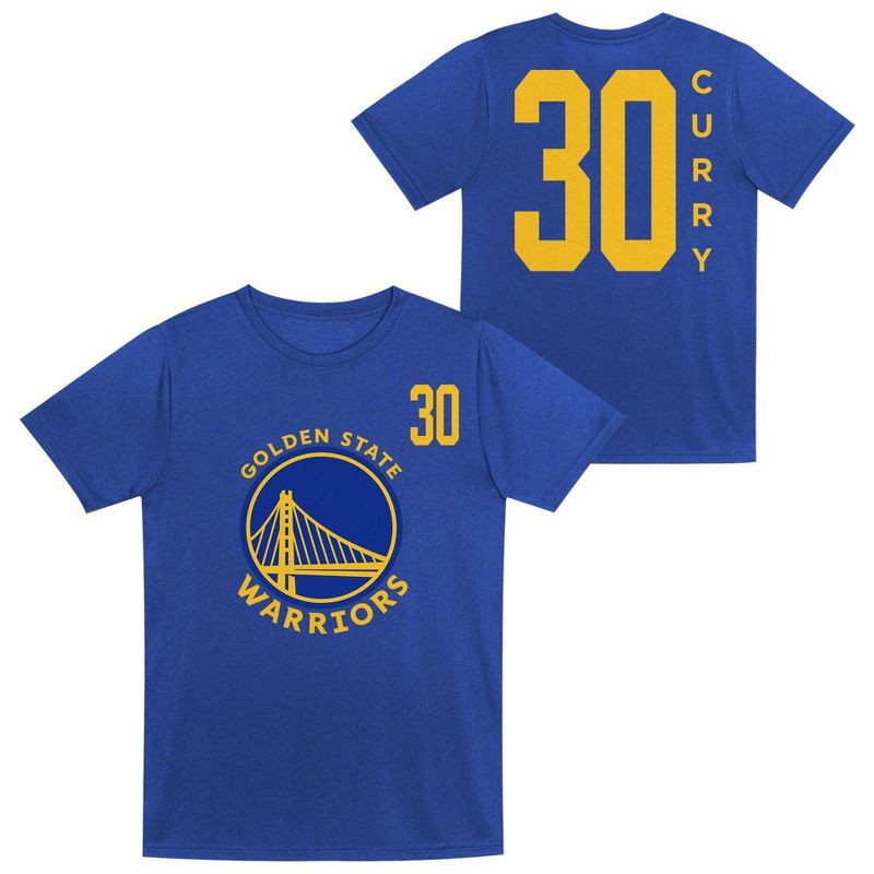 slide 1 of 3, NBA Golden State Warriors Kids' Stephen Curry Performance T-Shirt - S, 1 ct