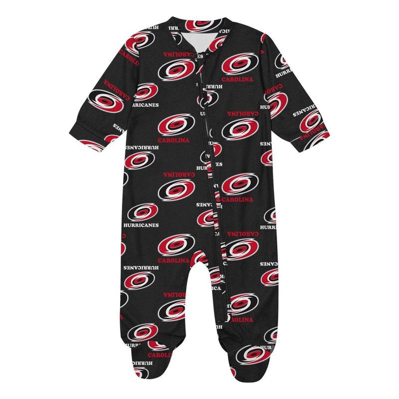 slide 2 of 3, NHL Carolina Hurricanes Infant Boys' Sleeper Bodysuit - 3-6M, 1 ct