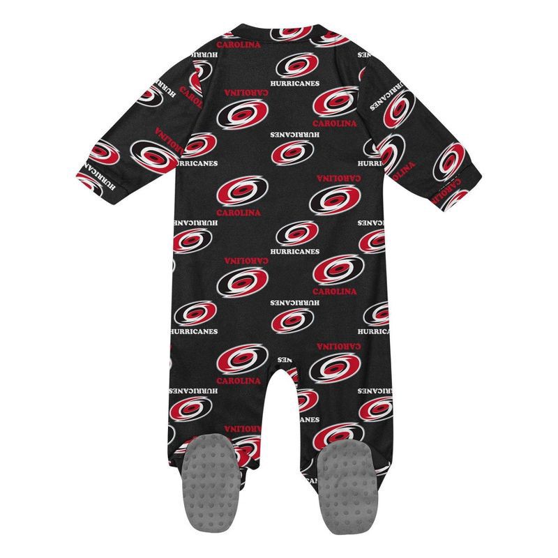 slide 3 of 3, NHL Carolina Hurricanes Infant Boys' Sleeper Bodysuit - 3-6M, 1 ct