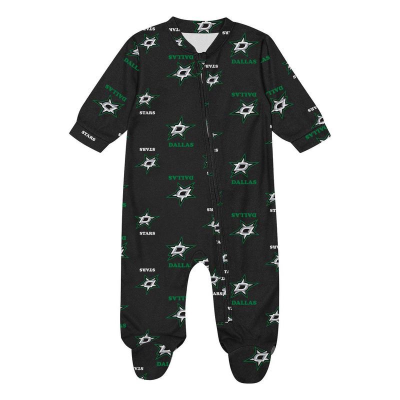 slide 2 of 3, NHL Dallas Stars Infant Boys' Sleeper Bodysuit - 3-6M, 1 ct