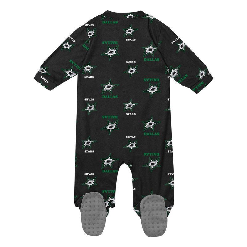 slide 3 of 3, NHL Dallas Stars Infant Boys' Sleeper Bodysuit - 3-6M, 1 ct