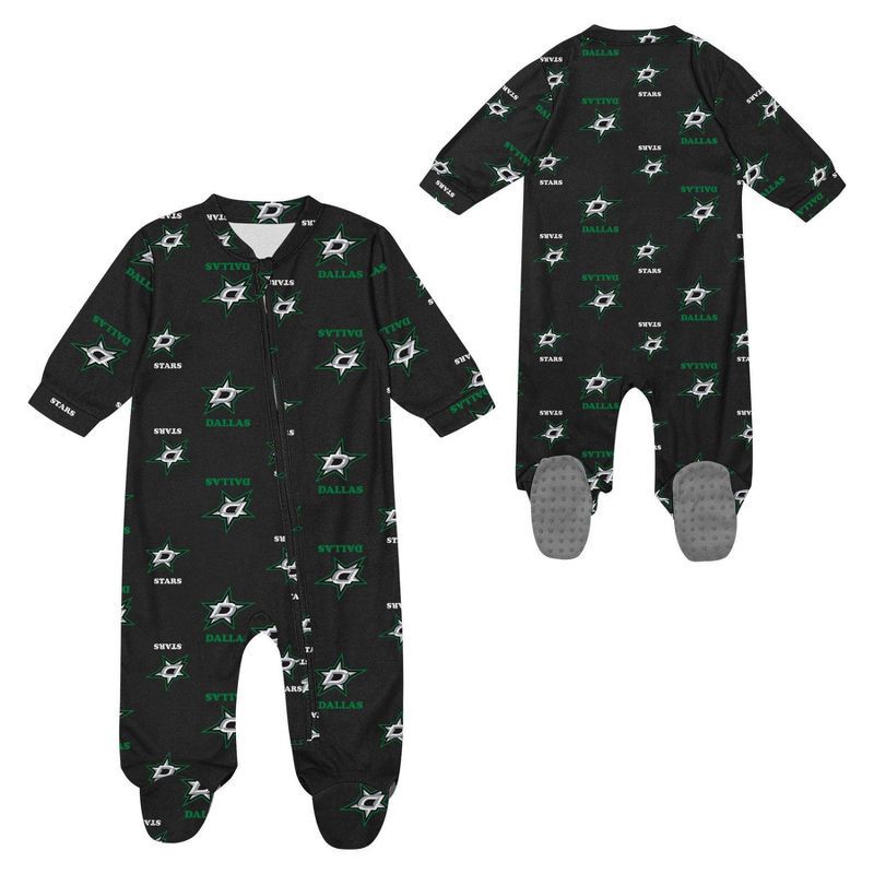 slide 1 of 3, NHL Dallas Stars Infant Boys' Sleeper Bodysuit - 6-9M, 1 ct