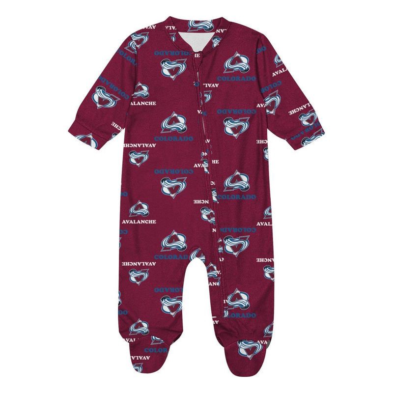 slide 2 of 3, NHL Colorado Avalanche Infant Boys' Sleeper Bodysuit - 3-6M, 1 ct