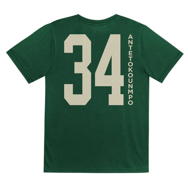 slide 3 of 3, NBA Milwaukee Bucks Kids' Giannis Antetokounmpo Performance T-Shirt - M, 1 ct