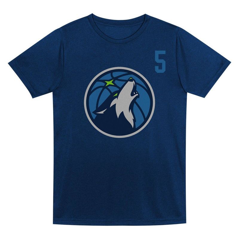 slide 2 of 3, NBA Minnesota Timberwolves Kids' Anthony Edwards Performance T-Shirt - XS, 1 ct