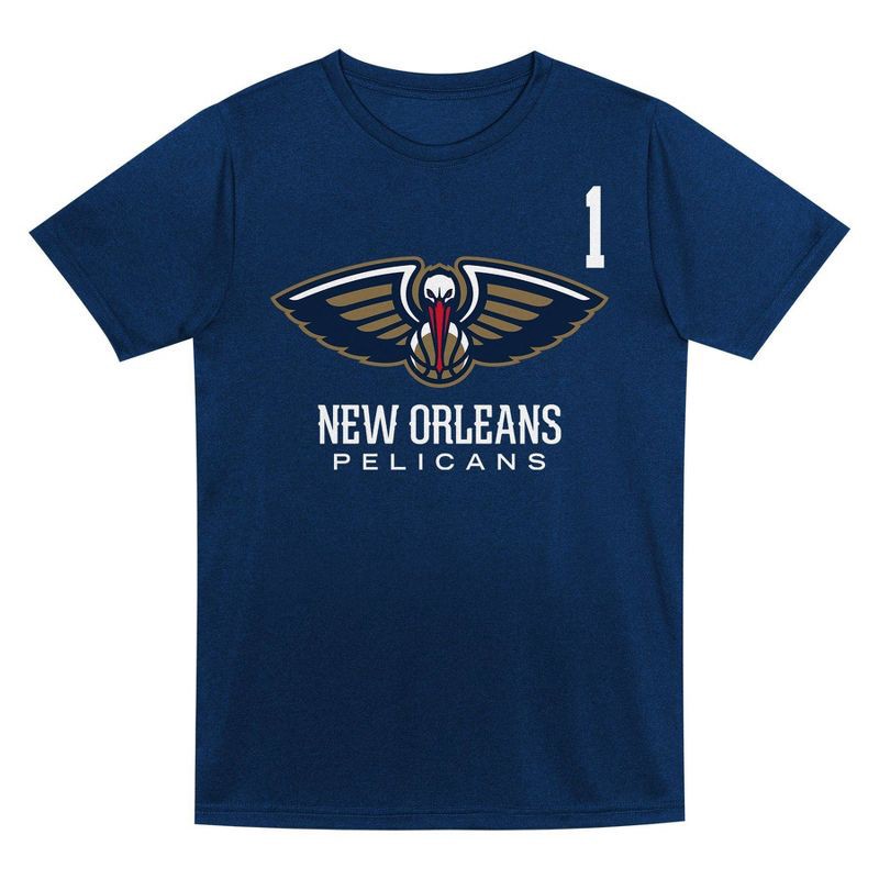 slide 2 of 3, NBA New Orleans Pelicans Kids' Zion Williamson Performance T-Shirt - XS, 1 ct