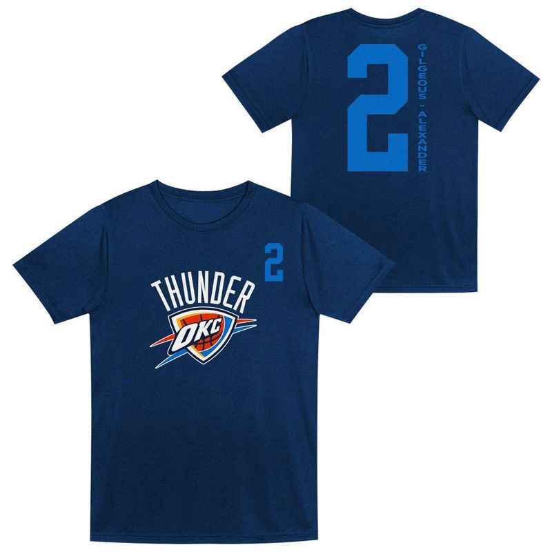 slide 1 of 3, NBA Oklahoma City Thunder Kids' Shai Gilgeous-Alexander Performance T-Shirt - S, 1 ct