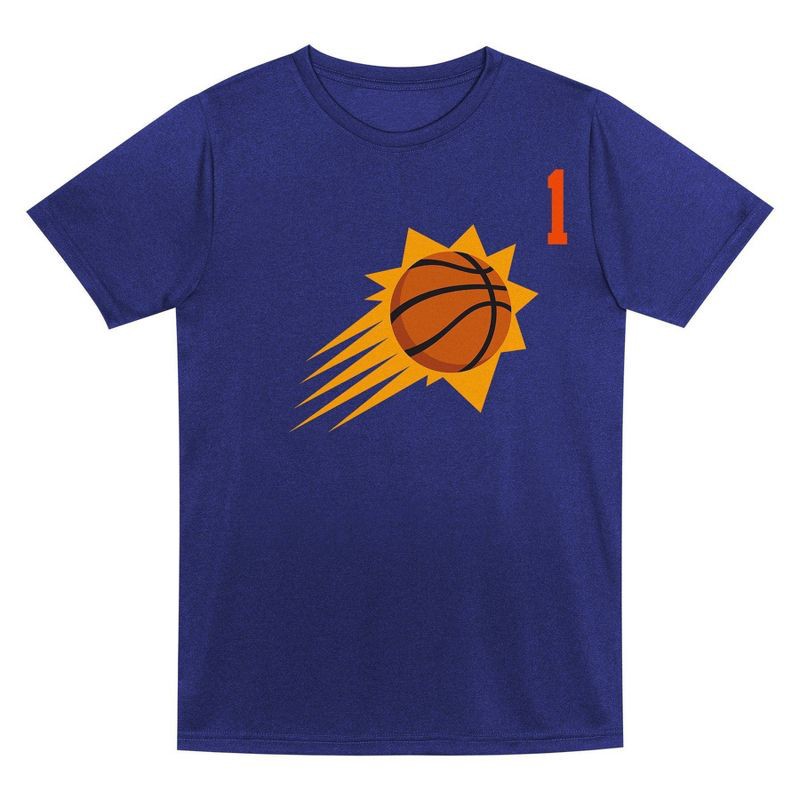 slide 2 of 3, NBA Phoenix Suns Kids' Devin Booker Performance T-Shirt - XL, 1 ct