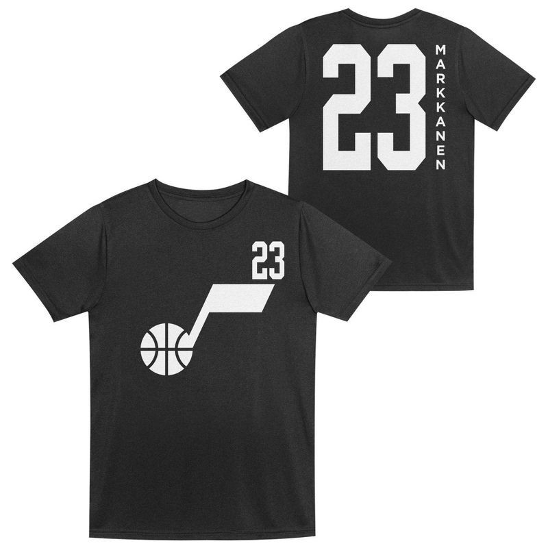 slide 1 of 3, NBA Utah Jazz Kids' Lauri Markkanen Performance T-Shirt - XL, 1 ct