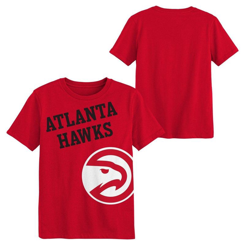 slide 1 of 3, NBA Atlanta Hawks Kids' Short Sleeve T-Shirt - L, 1 ct