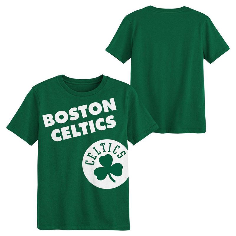 slide 1 of 3, NBA Boston Celtics Kids' Short Sleeve T-Shirt - S, 1 ct