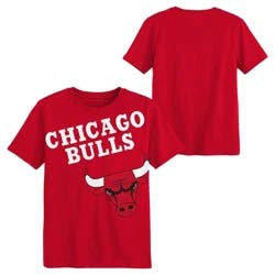 NBA Chicago Bulls Kids' Short Sleeve T-Shirt - L