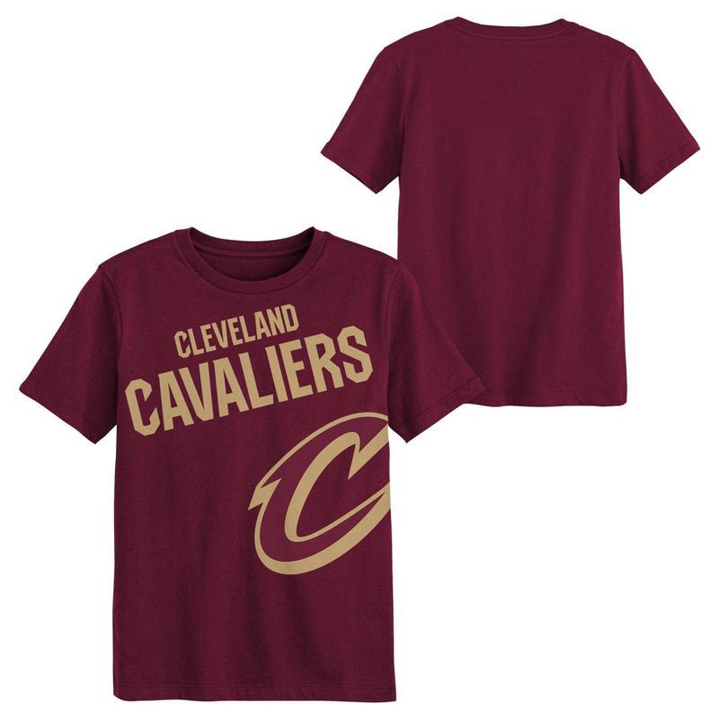slide 1 of 3, NBA Cleveland Cavaliers Kids' Short Sleeve T-Shirt - L, 1 ct