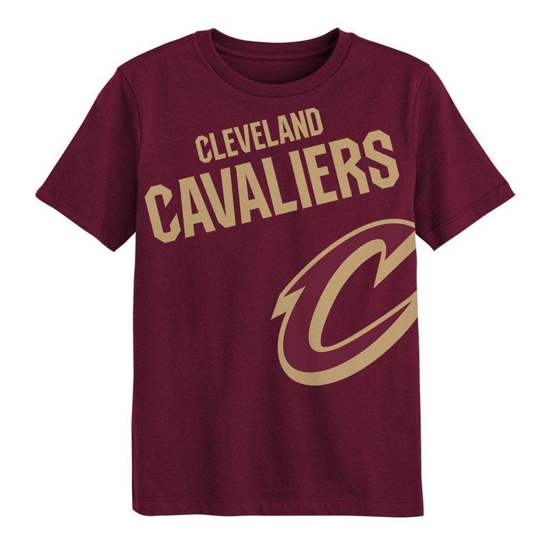 slide 2 of 3, NBA Cleveland Cavaliers Kids' Short Sleeve T-Shirt - XL, 1 ct