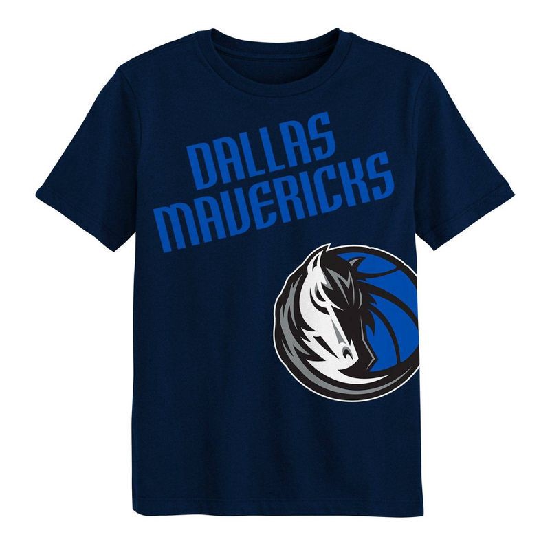 slide 2 of 3, NBA Dallas Mavericks Kids' Short Sleeve T-Shirt - M, 1 ct