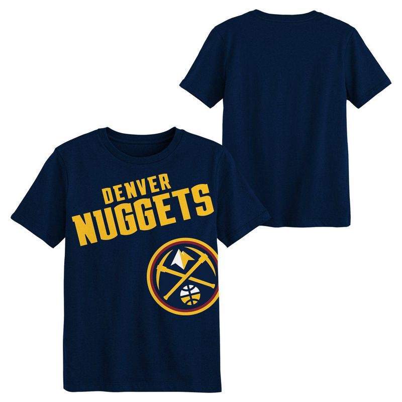slide 1 of 3, NBA Denver Nuggets Kids' Short Sleeve T-Shirt - XS, 1 ct