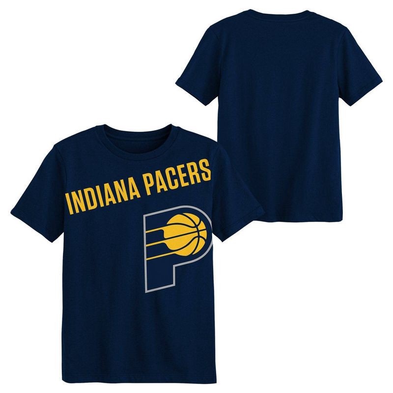 slide 1 of 3, NBA Indiana Pacers Kids' Short Sleeve T-Shirt - L, 1 ct