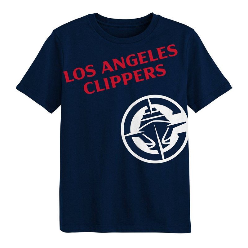 slide 2 of 3, NBA Los Angeles Clippers Kids' Short Sleeve T-Shirt - S, 1 ct