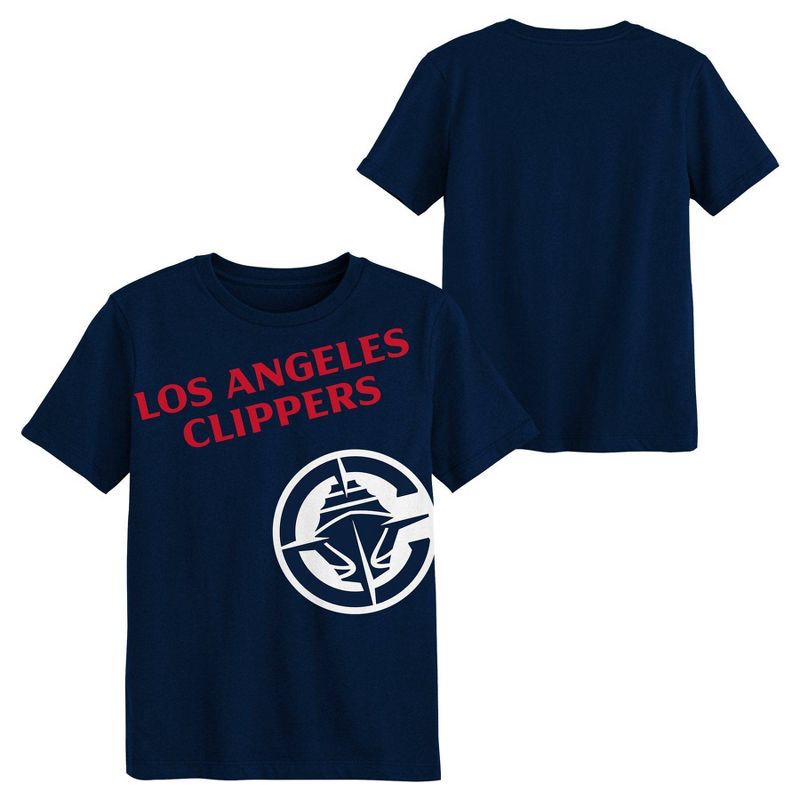 slide 1 of 3, NBA Los Angeles Clippers Kids' Short Sleeve T-Shirt - S, 1 ct