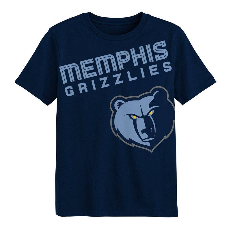 slide 2 of 3, NBA Memphis Grizzlies Kids' Short Sleeve T-Shirt - XS, 1 ct