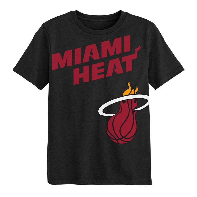 slide 2 of 3, NBA Miami Heat Kids' Short Sleeve T-Shirt - XL, 1 ct