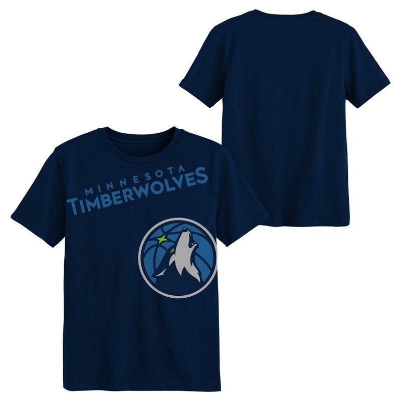 slide 1 of 3, NBA Minnesota Timberwolves Kids' Short Sleeve T-Shirt - XL, 1 ct