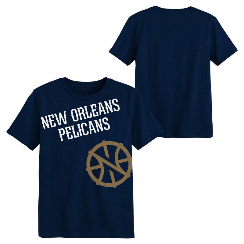 slide 1 of 3, NBA New Orleans Pelicans Kids' Short Sleeve T-Shirt - XL, 1 ct