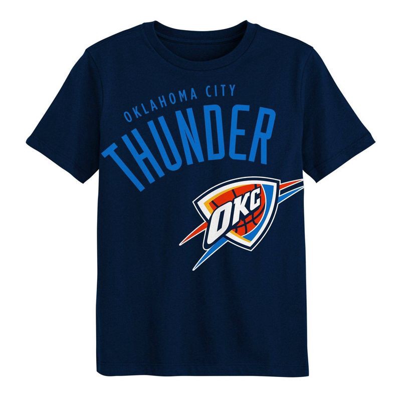 slide 2 of 3, NBA Oklahoma City Thunder Kids' Short Sleeve T-Shirt - L, 1 ct