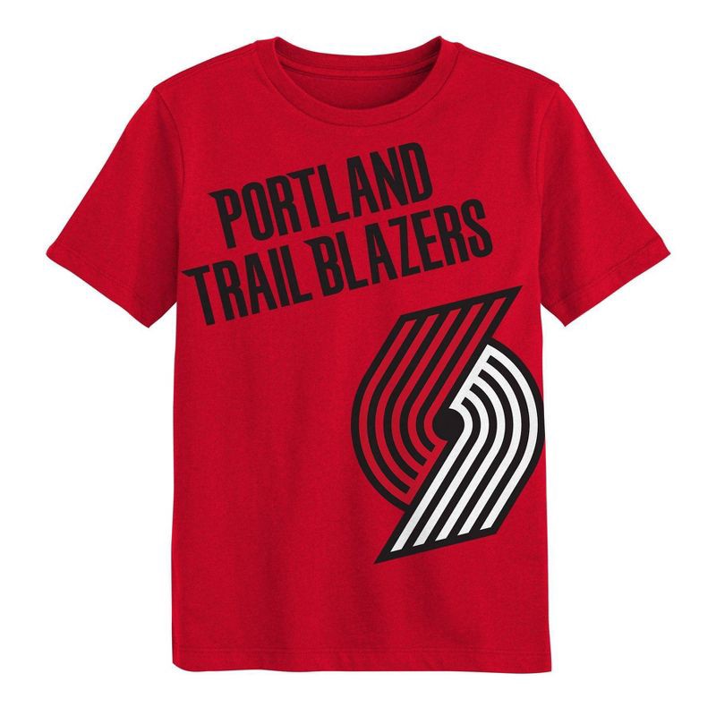 slide 2 of 3, NBA Portland Trail Blazers Kids' Short Sleeve T-Shirt - XL, 1 ct