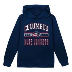 NHL Columbus Blue Jackets Toddler Boys' Hooded Sweatshirt - 12M