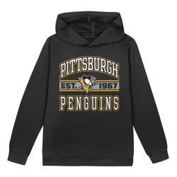 NHL Pittsburgh Penguins Toddler Boys' Hooded Sweatshirt - 3T