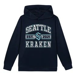 NHL Seattle Kraken Toddler Boys' Hooded Sweatshirt - 18M