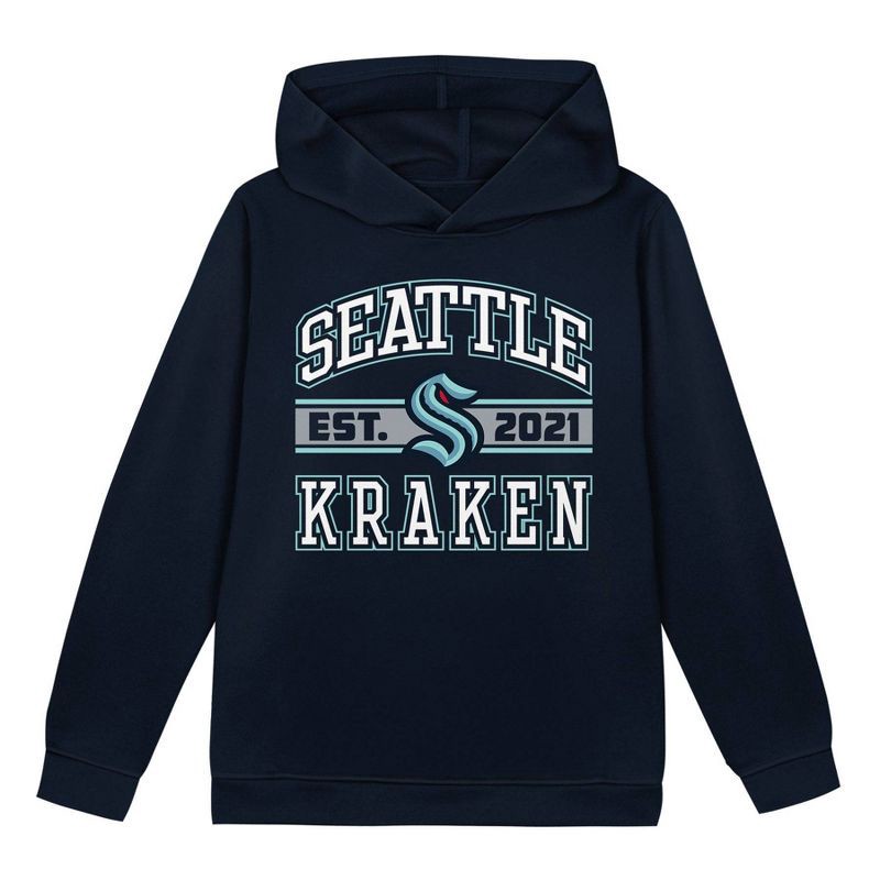 slide 1 of 1, NHL Seattle Kraken Toddler Boys' Hooded Sweatshirt - 4T, 1 ct