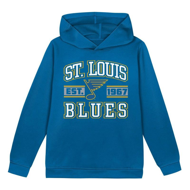 slide 1 of 2, NHL St. Louis Blues Toddler Boys' Hooded Sweatshirt - 18M, 1 ct