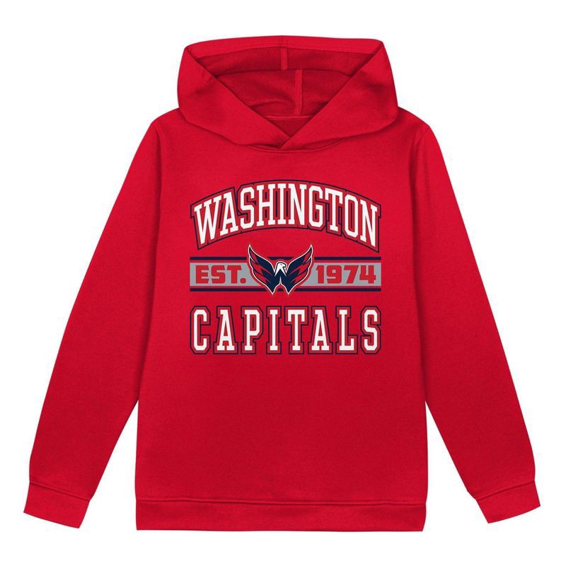 slide 1 of 1, NHL Washington Capitals Toddler Boys' Hooded Sweatshirt - 4T, 1 ct